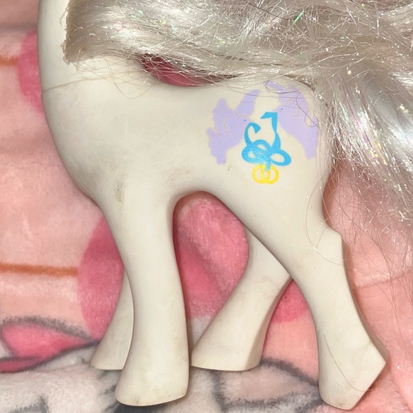 VTG 1989 My Little Pony G1 Bridal Beauty Wedding Bride Pony Hasbro White Doves - Picture 14 of 16